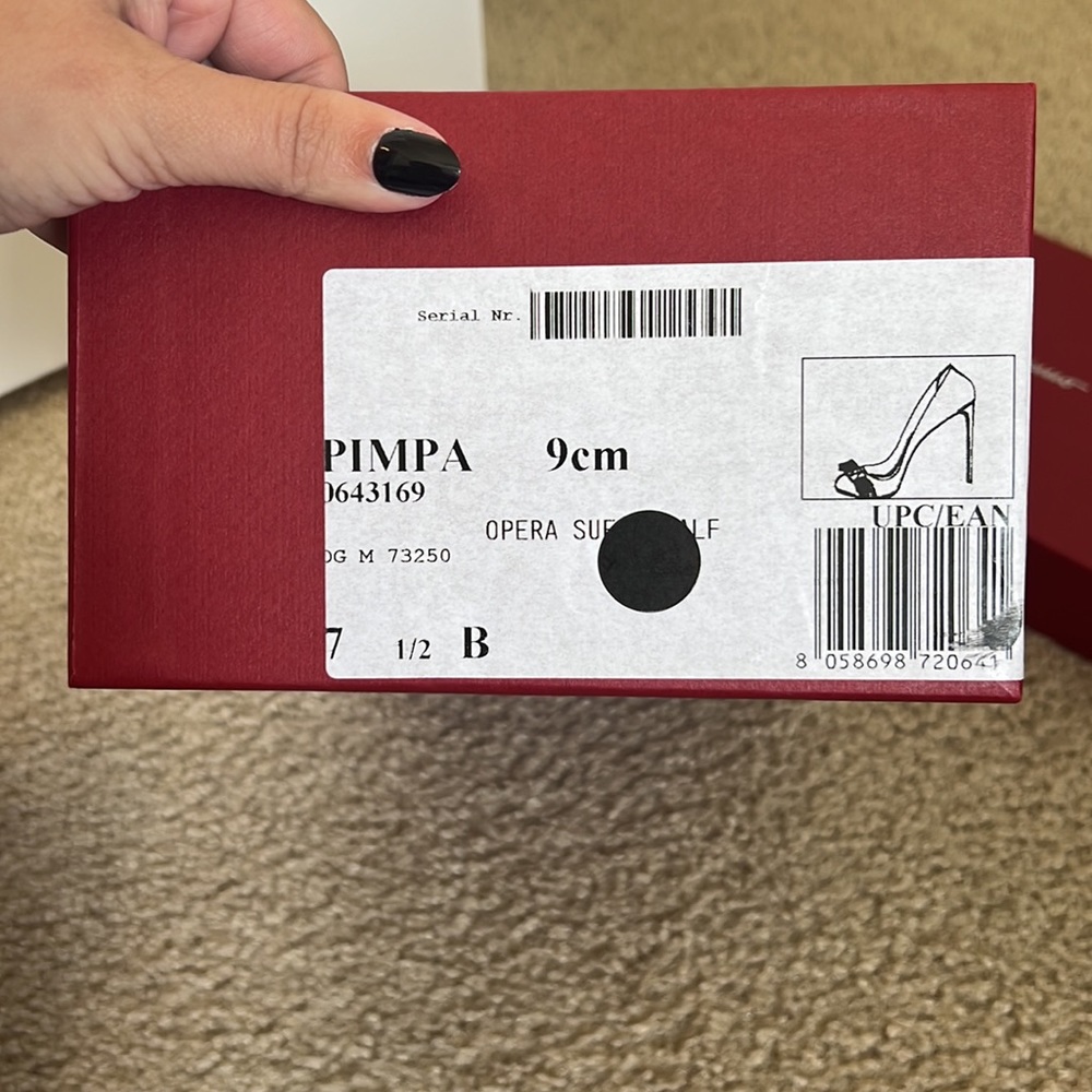 New in Box, Salvatore Ferragamo Pimpa Heels, 7.5 - Picture 9 of 9